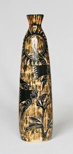 De Gats vaas C4 met Vogels en Vlinders Zon en Planten, Antiek en Kunst, Antiek | Keramiek en Aardewerk, Ophalen of Verzenden