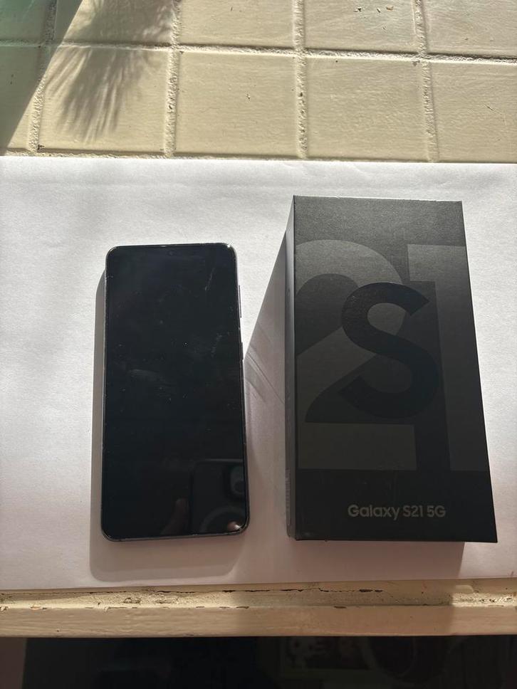 Samsung Galaxy S21 5G - Zwart, Telecommunicatie, Mobiele telefoons | Samsung, Gebruikt, Galaxy S21, 128 GB, Zonder abonnement