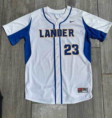 Nike Lander University Baseball Jersey – Wit Blauw | Maat XL beschikbaar voor biedingen