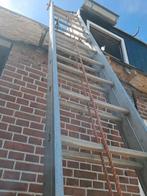 aluminium ladder, Doe-het-zelf en Verbouw, Steigers, Ophalen, Gebruikt, 5 meter of hoger