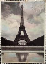 Parijs, Eiffeltoren, met reliëf., Ophalen of Verzenden, Gelopen, Frankrijk