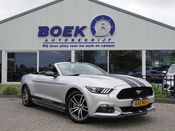 Ford Mustang Convertible 2.3 EcoBoost 310PK AUTOM. | VOL LEE, Auto's, Ford, Bedrijf, Te koop, Mustang, ABS, Achteruitrijcamera