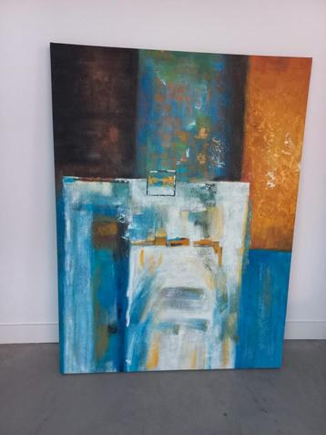 Prachtig kleurrijk schilderij ! beschikbaar voor biedingen