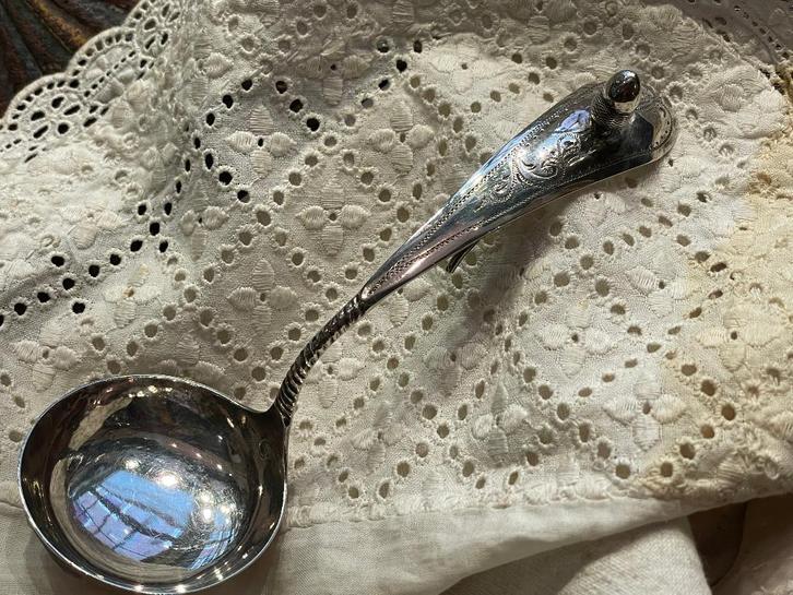 Fries roomlepeltje Chr.J. Brunings Joure, Antiek en Kunst, Antiek | Goud en Zilver, Ophalen of Verzenden