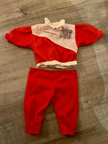 Vintage retro poppenkleren babypop kledingset broek truitje beschikbaar voor biedingen