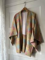 Prachtige orginele pastelkleurige Japanse kimono maat M L, Kleding | Dames, Overige Dameskleding, Japan, Ophalen of Verzenden