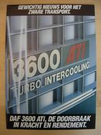 DAF 3600 ATi Brochure / Poster 1985 – SpaceCab - NL, Ophalen, Zo goed als nieuw, Overige merken, DAF
