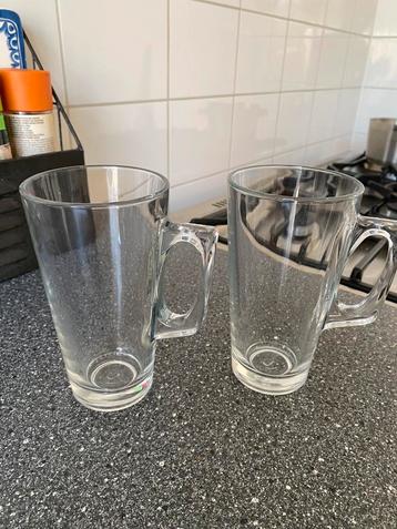 Latte macchiato glas 2x nieuw beschikbaar voor biedingen