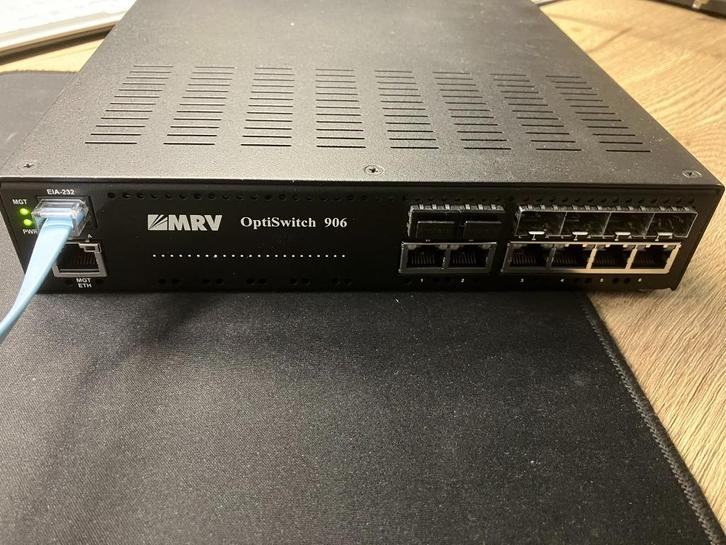 MRV OptiSwitch 906, Computers en Software, Netwerk switches, Gebruikt, Verzenden