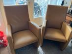 Leolux fauteuils, Huis en Inrichting, Fauteuils, Ophalen, Gebruikt, 50 tot 75 cm, Leer