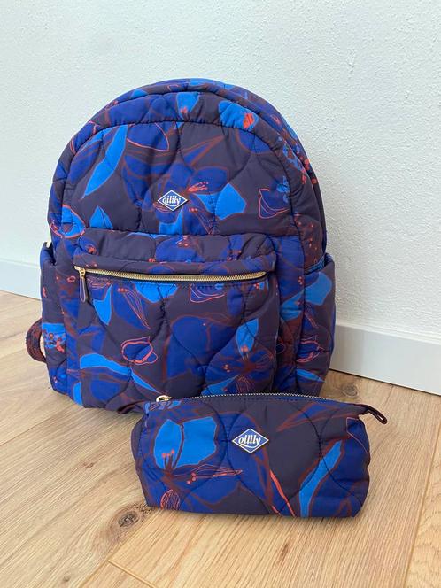 Oilily Rugzak Tas en toilettasje Sketchy Flower / Eclipse, Sieraden, Tassen en Uiterlijk, Tassen | Rugtassen, Zo goed als nieuw