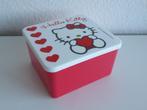Hello Kitty lunchbox, snackbox, lunchtrommel, opbergdoosje, Huis en Inrichting, Keuken | Keukenbenodigdheden, Ophalen of Verzenden