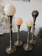 Kandelaars met kristallen bollen, Ophalen, Kristal