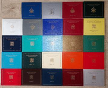 Vaticaan BU euro jaarsetjes vanaf 2002 t/m 2024  beschikbaar voor biedingen