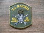 U.S. Marines patch, Ophalen of Verzenden, Landmacht, Amerika, Embleem of Badge