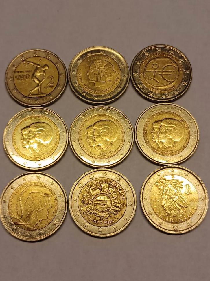 Diverse 2 euromunten., Postzegels en Munten, Munten | Europa | Euromunten, 2 euro, Ophalen of Verzenden