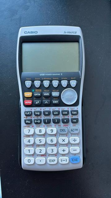 Casio grafische rekenmachine fx-9860GII beschikbaar voor biedingen