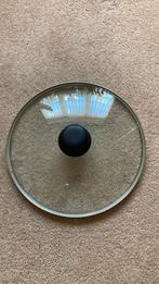 Deksel glas 28 cm zgan, Ophalen of Verzenden, Zo goed als nieuw, Glas, Overige typen