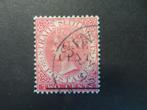 A06001: Straits Settlements QV 1 c, Postzegels en Munten, Postzegels | Azië, Ophalen of Verzenden
