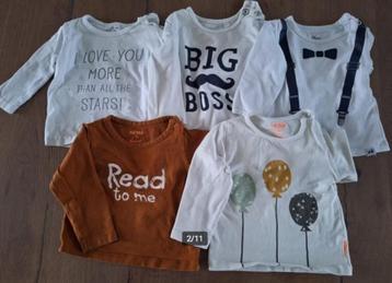 Pakket jongenskleding maat 50/56 beschikbaar voor biedingen