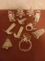 11 kristallen kerstboomfiguren, Ophalen of Verzenden, Zo goed als nieuw