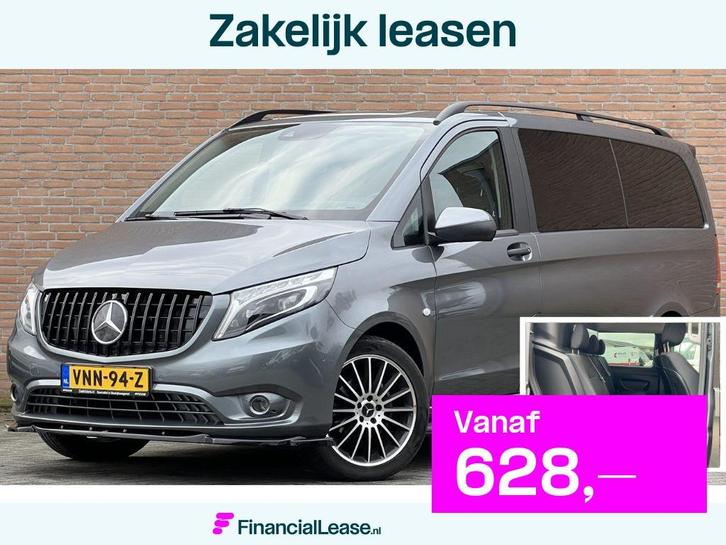 Mercedes-Benz Vito 114CDI Lang DubbelCabine / 9G-Tronic / LE, Auto's, Bestelauto's, Bedrijf, Lease, Financial lease, ABS, Achteruitrijcamera