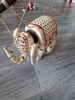 Houten Handmarionet Olifant, Ophalen of Verzenden