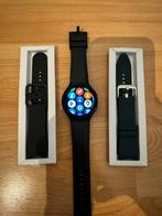 Galaxy Watch 4 (44mm) - met 3 bandjes, Android, Ophalen of Verzenden, Zo goed als nieuw, Zwart