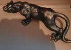Zwaar Beeld van een Sluipende Panter Gietijzer Nieuw, Antiek en Kunst, Ophalen of Verzenden