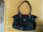 WD007 Fraaie gave zwarte leren handtas. Merk: Prada Milano, Ophalen of Verzenden, Zo goed als nieuw, Zwart, Handtas