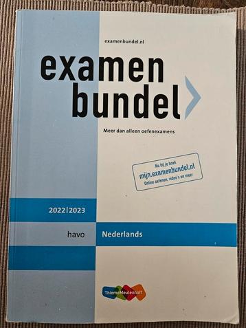 Examenbundel - havo Nederlands 2022/2023 beschikbaar voor biedingen