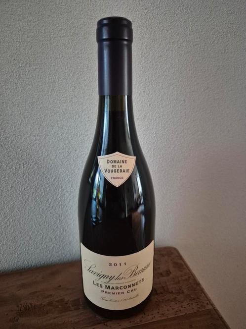 2011 Domaine de la Vougeraie Les Marconnets, Savigny-les-Bea, Verzamelen, Wijnen, Zo goed als nieuw, Rode wijn, Frankrijk, Ophalen of Verzenden