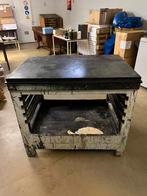 Antiek en UNIEK Industrieel KEUKENBLOK Werkbank METALEN BLAD, Doe-het-zelf en Verbouw, Werkbanken, Ophalen, Gebruikt, 70 tot 120 cm