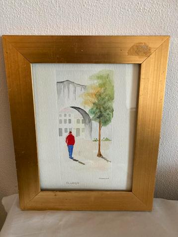 Aquarel Algarve - P. Boomsma beschikbaar voor biedingen