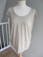 Hugo Boss shirt 44, beige = als nieuw, k.m. ronde hals, Beige, Maat 42/44 (L), Ophalen of Verzenden, Zo goed als nieuw
