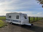 Hobby 500 KMFE De Luxe Voortent + luifel + mover nette staat, Caravans en Kamperen, Hobby, Luifel, Treinzit, Particulier