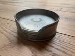 Vintage Tinnen Onderzetters C.G. Kurz Holland, Ophalen of Verzenden, Gebruikt, Glas of Kopje