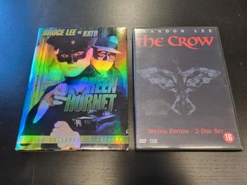 DVD The Crow en The Green Hornet met Brandon Lee + Bruce Lee beschikbaar voor biedingen
