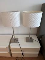 Twee stijlvolle tafellampen, Ophalen of Verzenden, Gebruikt, Metaal, Minder dan 100 cm