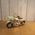 Oldtimer zijspan motorfiets - vintage blikken motor, Huis en Inrichting, Woonaccessoires | Overige, Nieuw, Ophalen of Verzenden