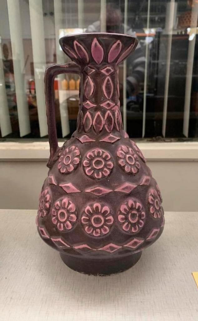 Vaas vintage Jaren 60 Bay west Germany vaas., Huis en Inrichting, Woonaccessoires | Vazen, Ophalen of Verzenden