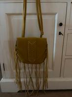 Geel Schoudertasje met Franjes, Ophalen of Verzenden, Zo goed als nieuw, Geel, Schoudertasje