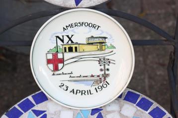 Mooi oud wandbord Stationsgebouw Amersfoort 1961 Goedewaagen beschikbaar voor biedingen