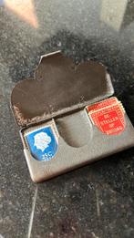 Antiek vintage postzegelhouder metaal, Antiek en Kunst, Ophalen of Verzenden