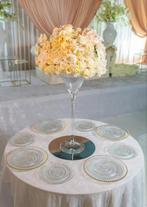 Cocktail vazen 60cm a 80 cm hoog centerpiece bruiloft, Ophalen, Gebruikt, Overige kleuren, Glas