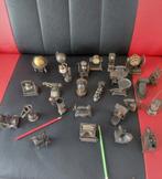 Vintage,  puntenslijper, miniatuur  objecten,  klok, trein ., Ophalen of Verzenden, Zo goed als nieuw