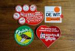 partij stickers - sportwinkels - deel 1, Ophalen of Verzenden