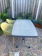 Tuintafel kunststof, Tuin en Terras, Tuintafels, Ophalen, Gebruikt, Rechthoekig, Kunststof
