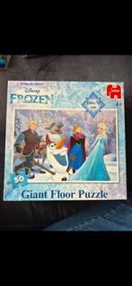 Frozen vloerpuzzel 50 stukjes., Ophalen, 10 tot 50 stukjes, Zo goed als nieuw, 4 tot 6 jaar