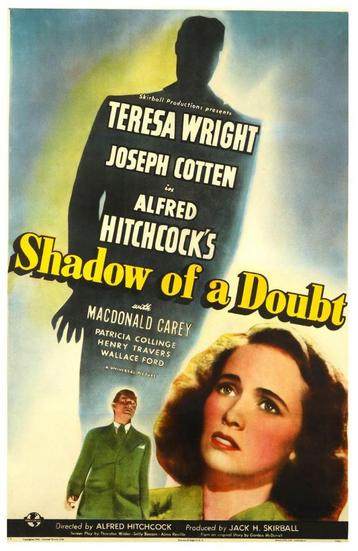 9.Shadow of a Doubt, Alfred Hitchcock met o.a Joseph Cotten. beschikbaar voor biedingen
